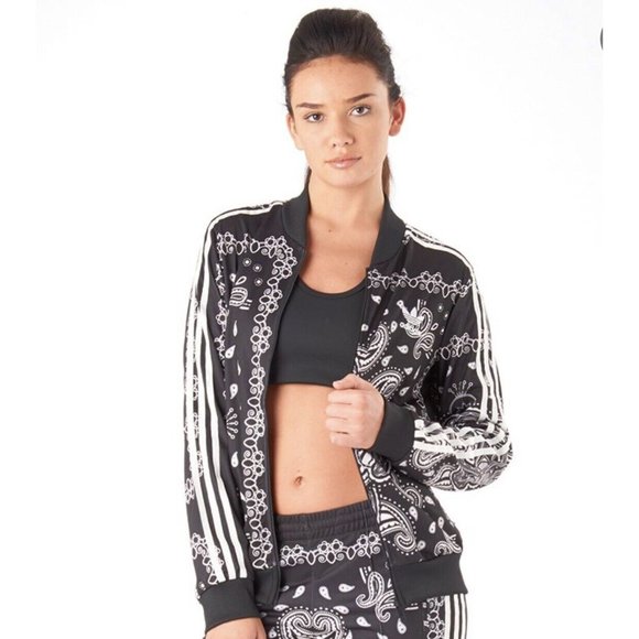 adidas Jackets & Blazers - Womens Adidas Bandana Paisley Track Jacket M